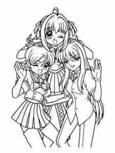 Anime Girl 1 coloring page