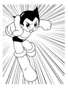 Manga Astro Boy coloring page