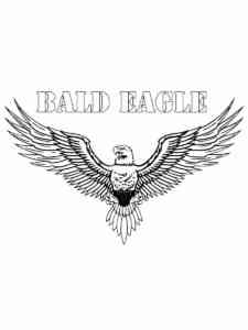 Bald Eagle 6 coloring page