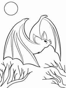 Bat 15 coloring page