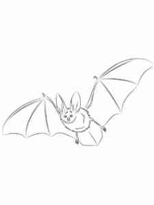 Bat 18 coloring page