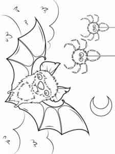Bat 23 coloring page
