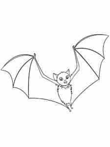 Bat 25 coloring page