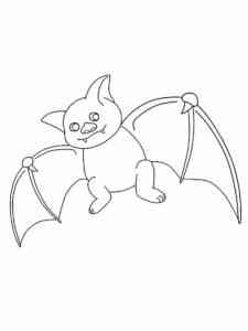 Bat 35 coloring page
