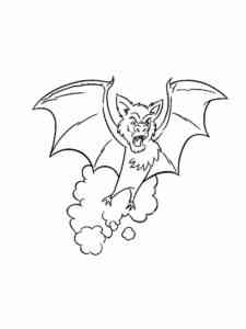 Bat 37 coloring page
