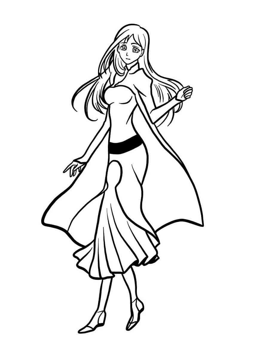 Orihime Inoue coloring page