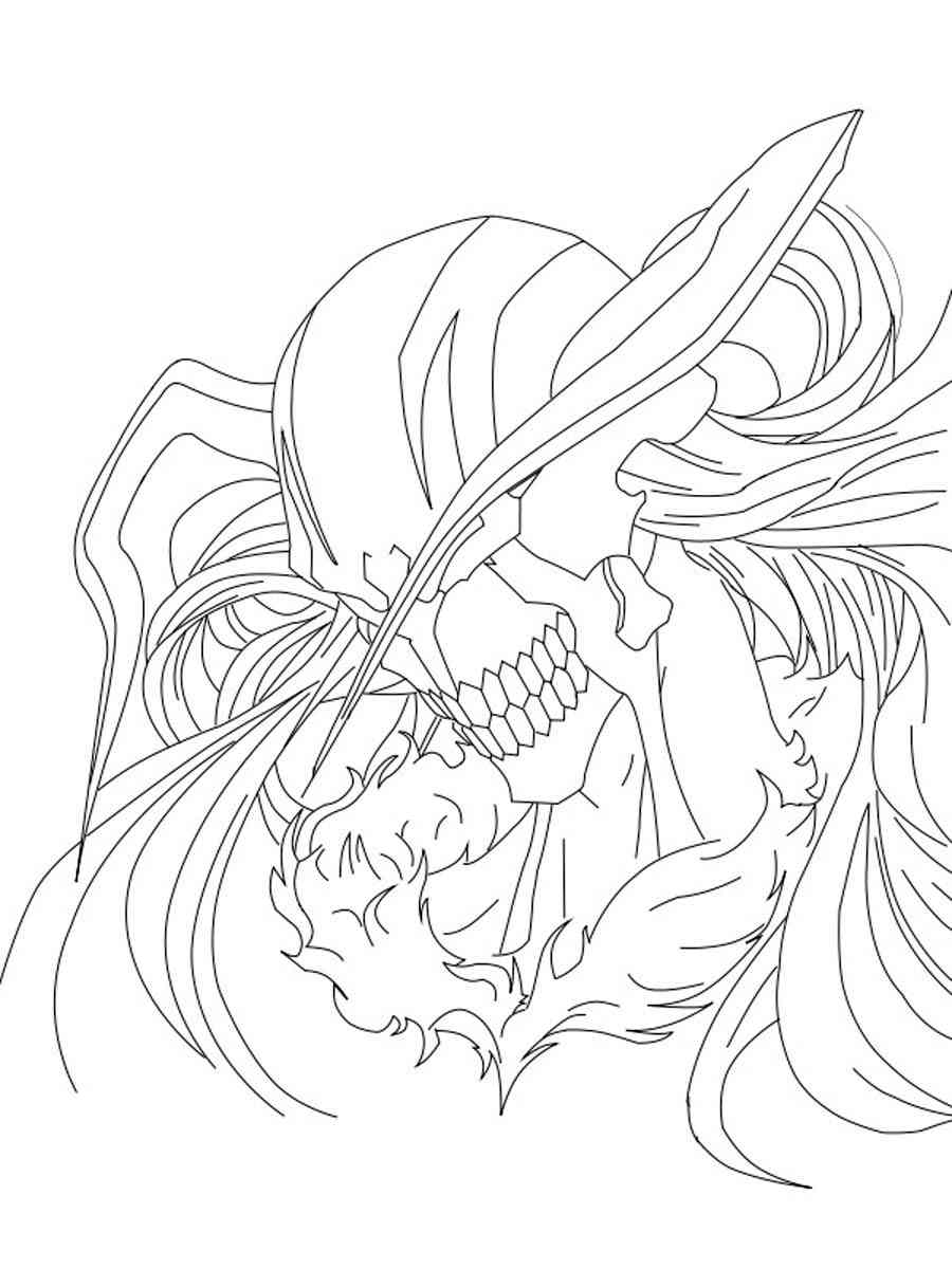 Manga Bleach coloring page
