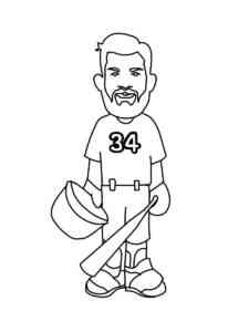 Bryce Harper 4 coloring page