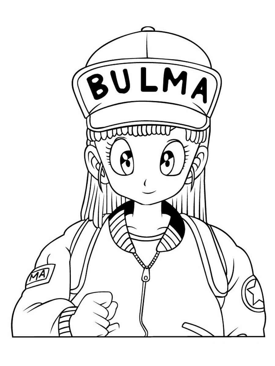 Cool Bulma coloring page