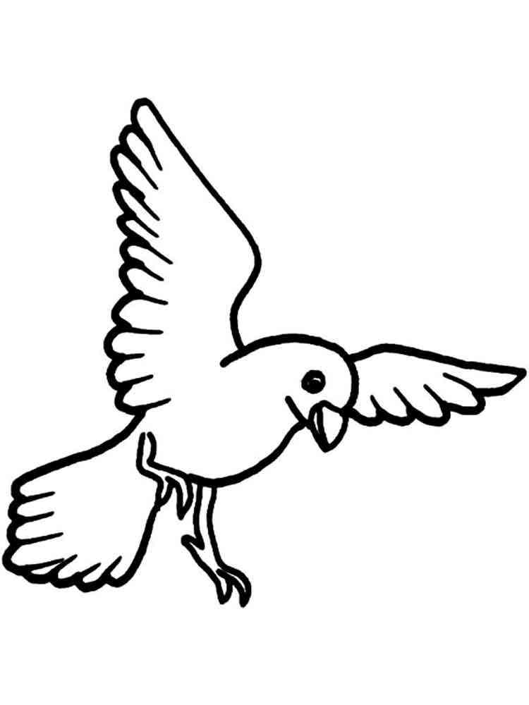 Drawn Canary coloring page