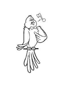Cartoon Canary coloring page
