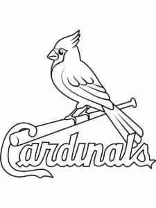 St Louis Cardinals coloring page