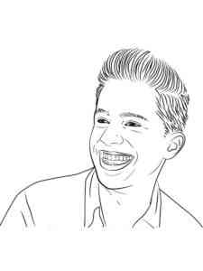 Charlie Puth 4 coloring page