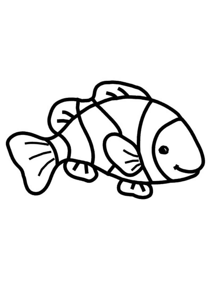 Clownfish 1 coloring page