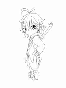 Seven Deadly Sins 1 coloring page