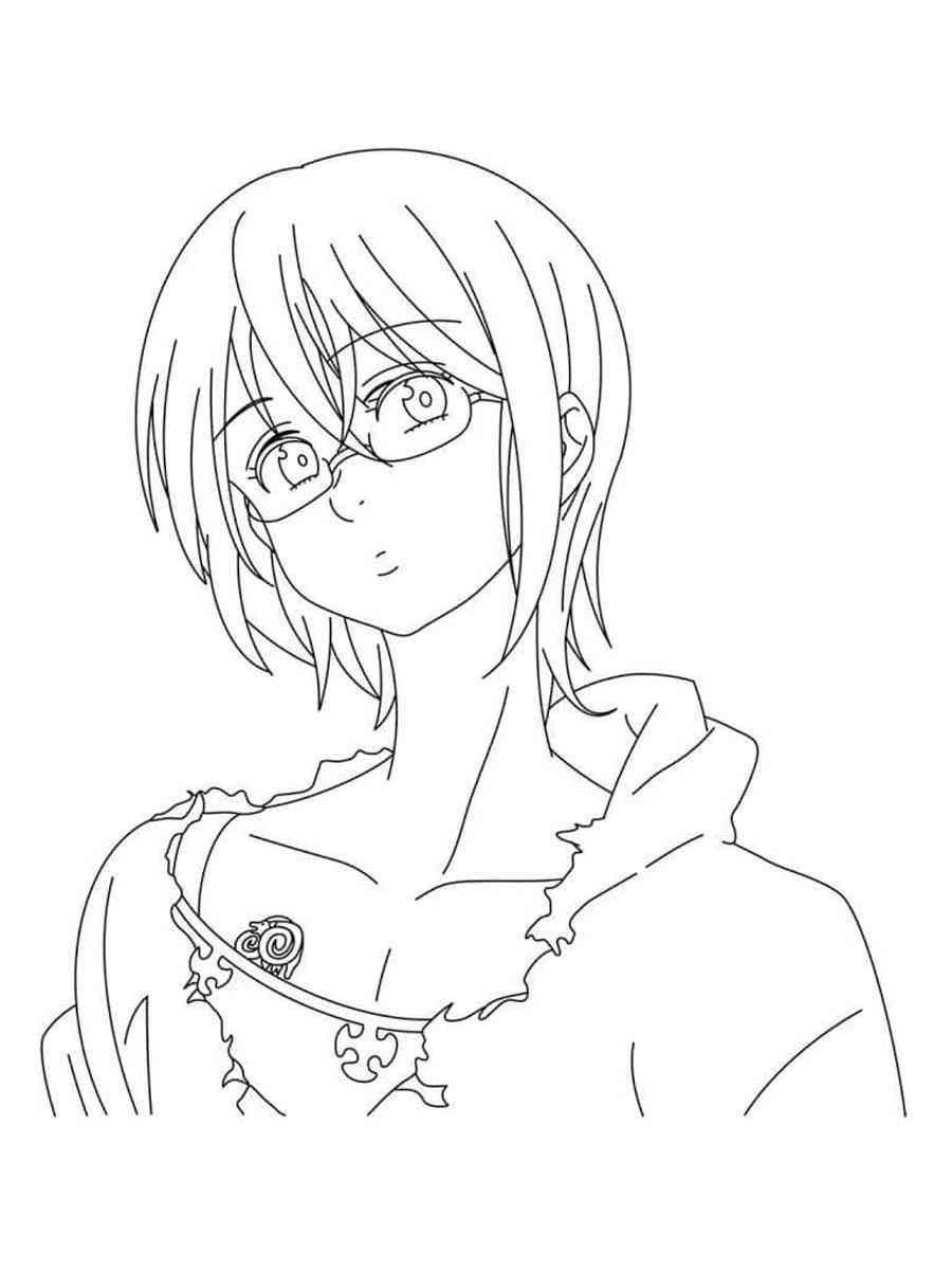Gowther from Seven Deadly Sins coloring page