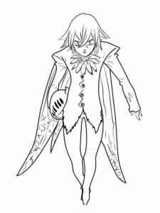 Helbram from Seven Deadly Sins coloring page