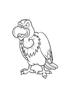 Condor coloring page