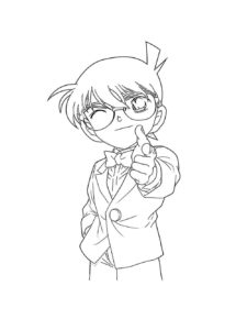 Detective Conan coloring page