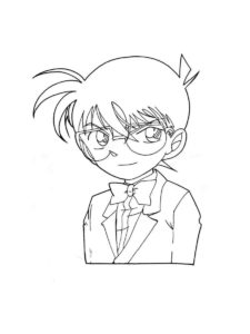 Detective Conan coloring page