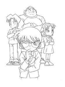 Detective Conan coloring page