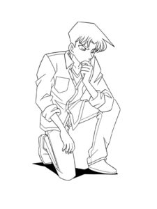 Detective Conan coloring page