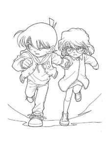 Detective Conan coloring page