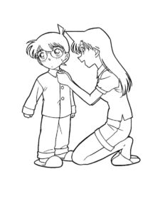 Detective Conan coloring page