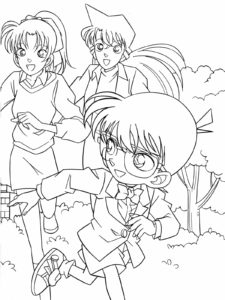 Detective Conan coloring page