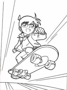 Detective Conan coloring page