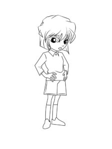 Detective Conan coloring page