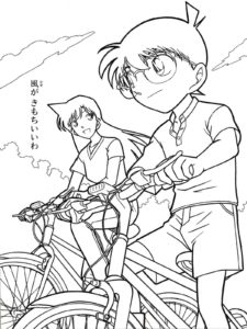 Detective Conan coloring page