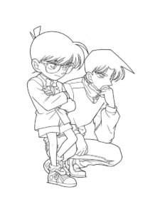 Detective Conan coloring page