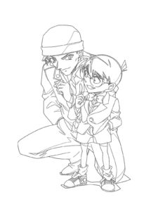 Detective Conan coloring page