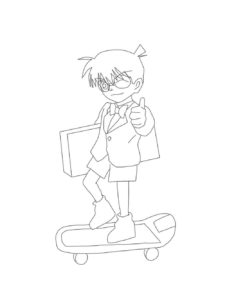 Detective Conan coloring page