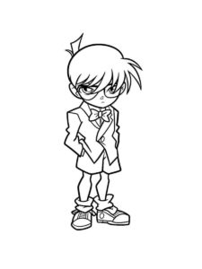 Detective Conan coloring page