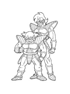 Dragon Ball Z coloring page