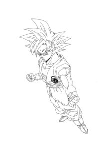 Dragon Ball Z coloring page