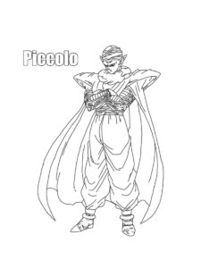 Dragon Ball Z coloring page