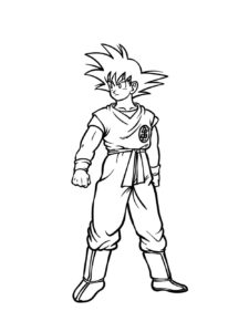 Dragon Ball Z coloring page