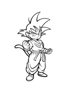 Dragon Ball Z coloring page