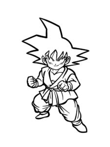 Dragon Ball Z coloring page