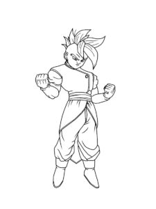 Dragon Ball Z coloring page