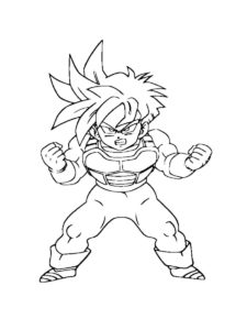 Dragon Ball Z coloring page