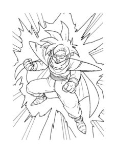 Dragon Ball Z coloring page