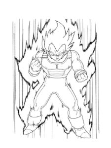 Dragon Ball Z coloring page