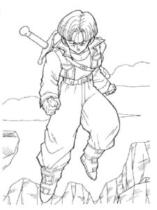 Dragon Ball Z coloring page