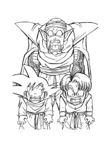 Dragon Ball Z coloring page