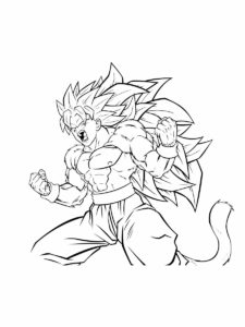 Dragon Ball Z coloring page