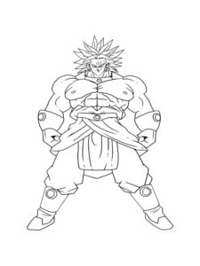 Dragon Ball Z coloring page